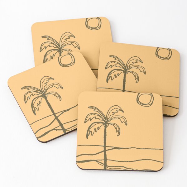 Item preview, Beach view minimal Art Print designed and sold by Living The Vibe.
