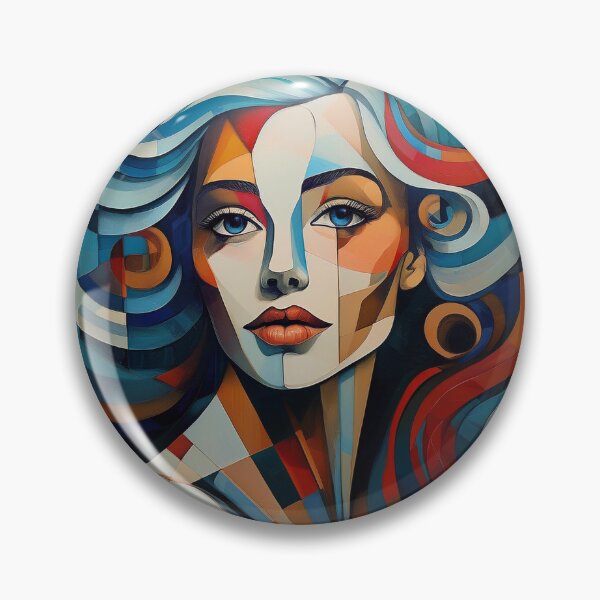 Item preview, Goddess Cubism Portrait of a Woman designed and sold by Boxing Kangaroo Retail Company.