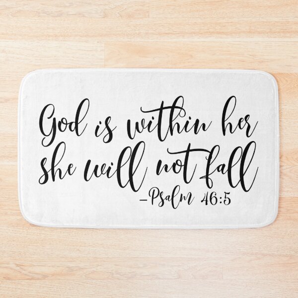 Item preview, God is Within Her She Will Not Fall Psalm 46:5  designed and sold by amazingjoy.