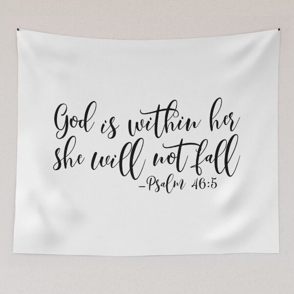 Item preview, God is Within Her She Will Not Fall Psalm 46:5  designed and sold by amazingjoy.