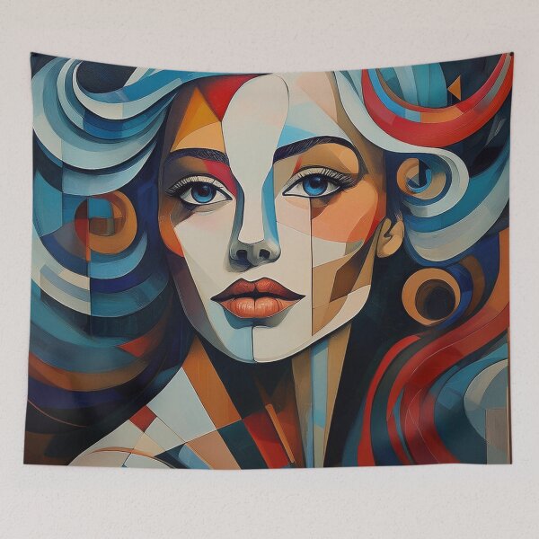 Item preview, Goddess Cubism Portrait of a Woman designed and sold by Boxing Kangaroo Retail Company.