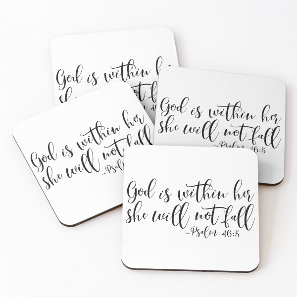 Item preview, God is Within Her She Will Not Fall Psalm 46:5  designed and sold by amazingjoy.