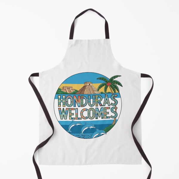 Item preview, Honduras Welcomes Flag Map Tegucigalpa, Copán, Roatán designed and sold by AnimalsDH305.