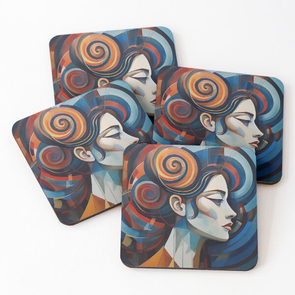 Item preview, Goddess Cubism Portrait of a Woman designed and sold by Boxing Kangaroo Retail Company.