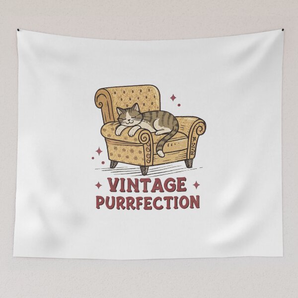 Item preview, VINTAGE PURRFECTION designed and sold by SignumShop.