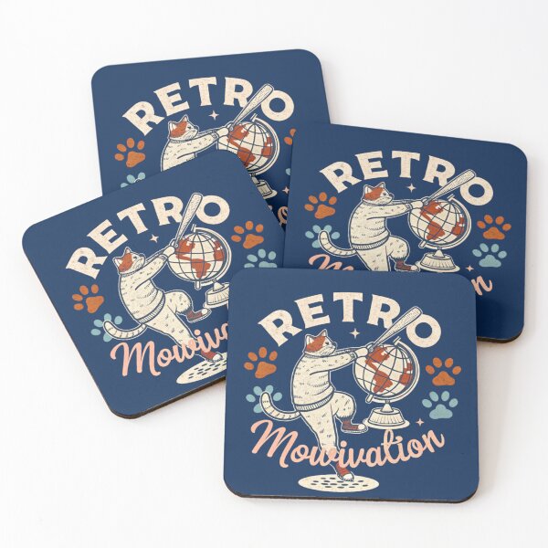 Item preview, RETRO MEOWTIVATION designed and sold by SignumShop.