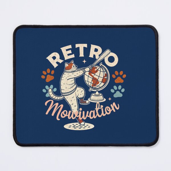 Item preview, RETRO MEOWTIVATION designed and sold by SignumShop.