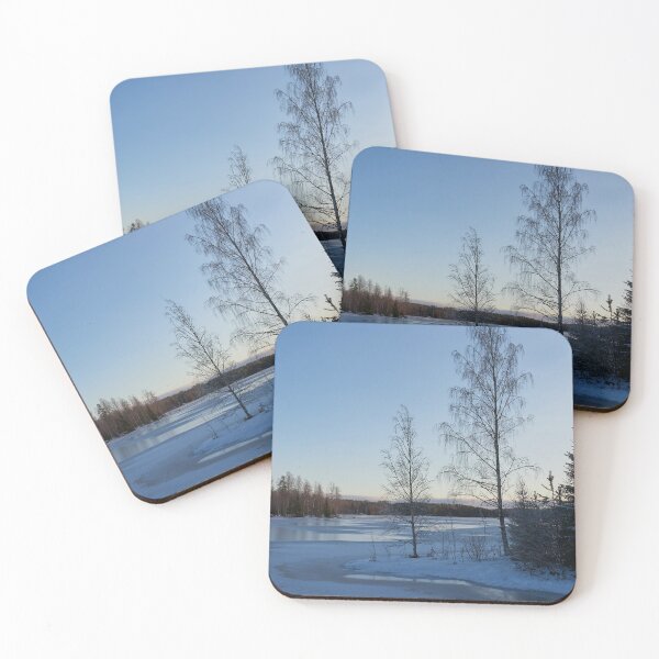 Item preview, Birches by the frozen lake 4 designed and sold by Jouko Lehto Photography.