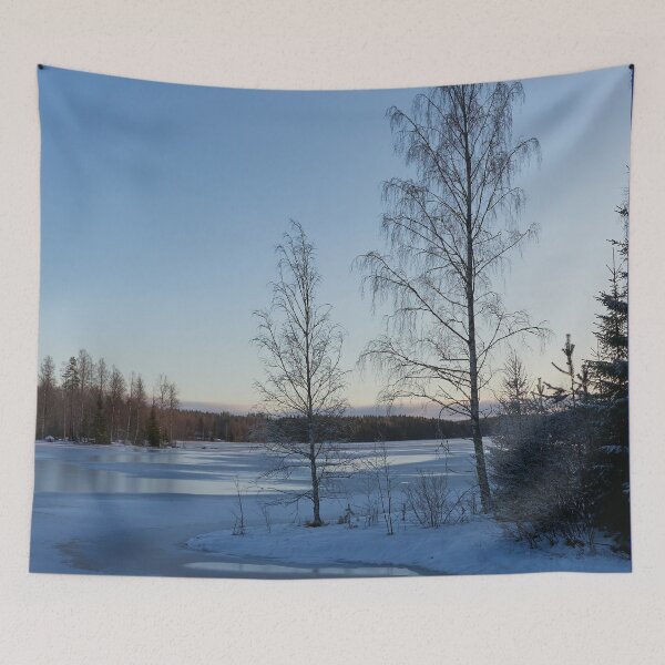Item preview, Birches by the frozen lake 4 designed and sold by Jouko Lehto Photography.
