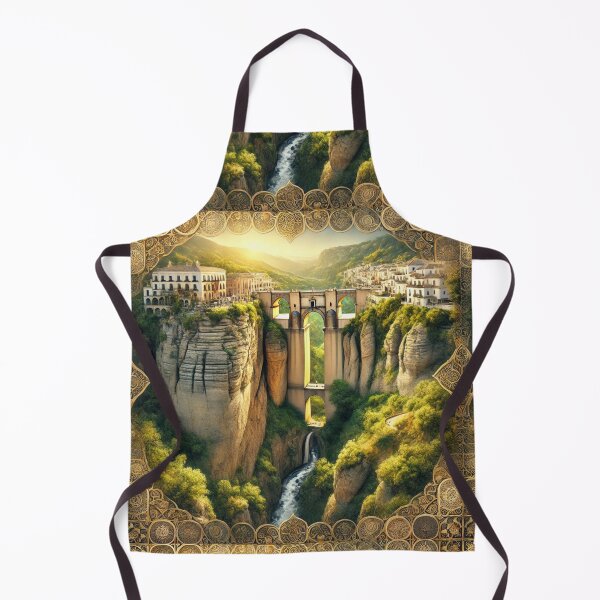 Item preview, Elegancia Dorada: Puente Nuevo de Ronda designed and sold by Meta2Physical.