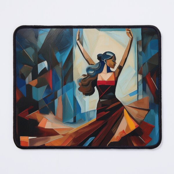 Item preview, Cubist Flamenco Dancer spinning designed and sold by Boxing Kangaroo Retail Company.