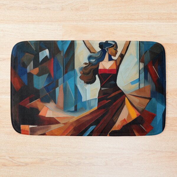 Item preview, Cubist Flamenco Dancer spinning designed and sold by Boxing Kangaroo Retail Company.