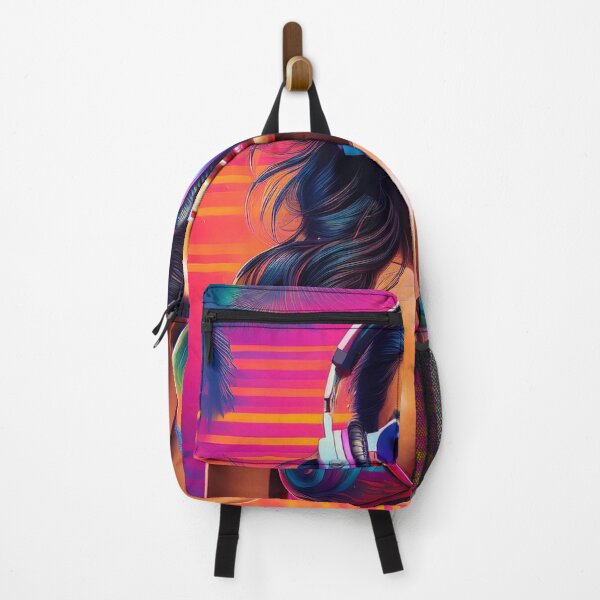 Artikelvorschau, Gamer-Göttin im Badeanzug Graffiti Synthwave Stil entworfen und verkauft von Boxing Kangaroo Retail Company.