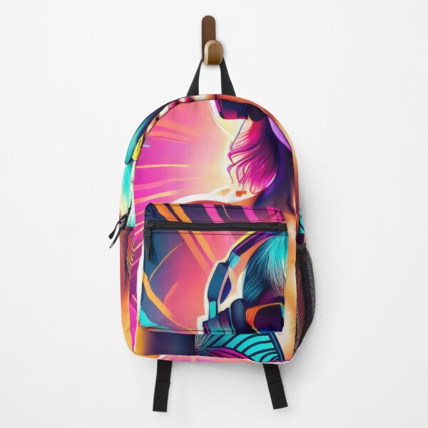 Item preview, Gamer Goddess in swimsuit Graffiti Synthwave style designed and sold by Boxing Kangaroo Retail Company.