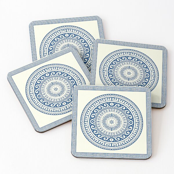 Item preview, Ancient Greek Meander and Rosette Design designed and sold by Art By M.