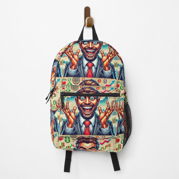 Item preview,  Image of a stock market trader with exaggerated facial features making a funny face! designed and sold by FShadora.