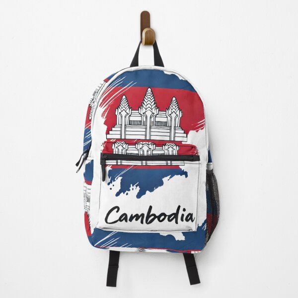 Item preview, Cambodia Flag designed and sold by HowToCanadian.