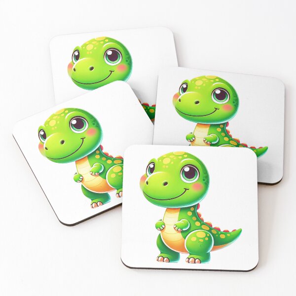 Item preview, Adorable Green Dinosaur Cartoon Design designed and sold by Chokhdi289shop.