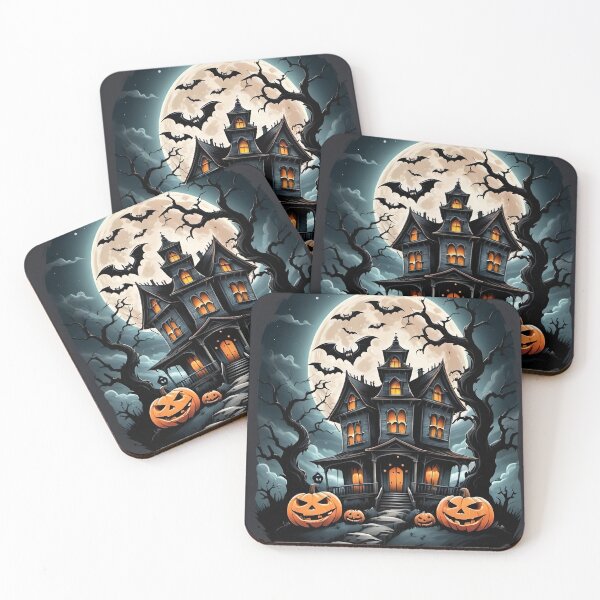 Item preview, Haunted House Under the Moonlight designed and sold by NOTRE-BONHEUR.