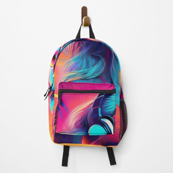 Item preview, Gamer Goddess in swimsuit Graffiti Synthwave style designed and sold by Boxing Kangaroo Retail Company.