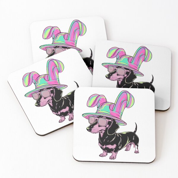 Item preview, Dachshund in Funky Hat designed and sold by PattaZone.