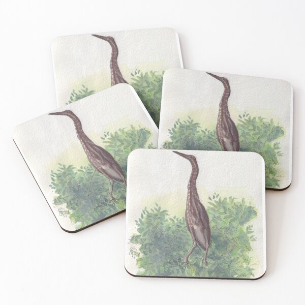 Item preview, Black Bittern birds designed and sold by BirdsAndBrush.