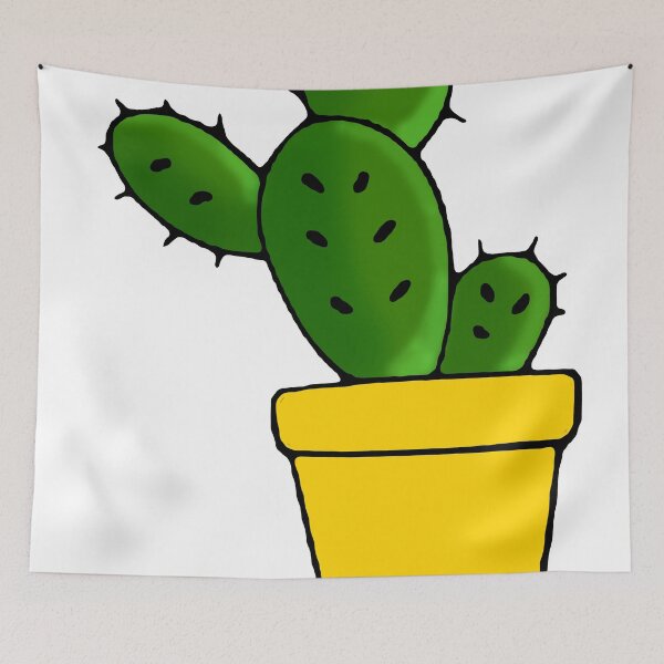 Item preview, bulbous potted cactus cuteness designed and sold by julieiluj.