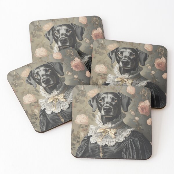 Item preview, Lady in Black, a Labrador Dog designed and sold by regiaart.