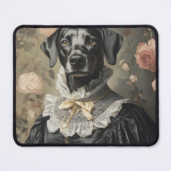 Item preview, Lady in Black, a Labrador Dog designed and sold by regiaart.