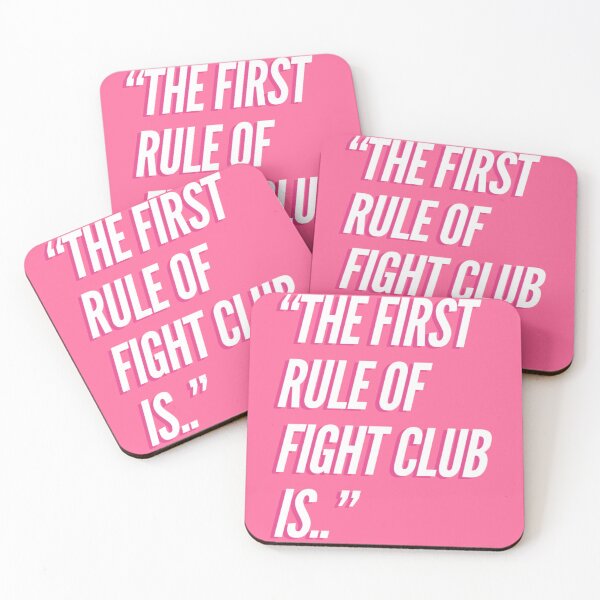 Item preview, Fight Club quote, Tyler Durden, The First Rule of Fight Club is.. designed and sold by Spencer Holdsworth.
