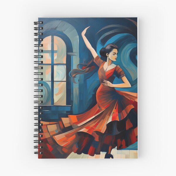 Item preview, Cubist Flamenco Dancer spinning designed and sold by Boxing Kangaroo Retail Company.