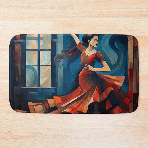 Item preview, Cubist Flamenco Dancer spinning designed and sold by Boxing Kangaroo Retail Company.