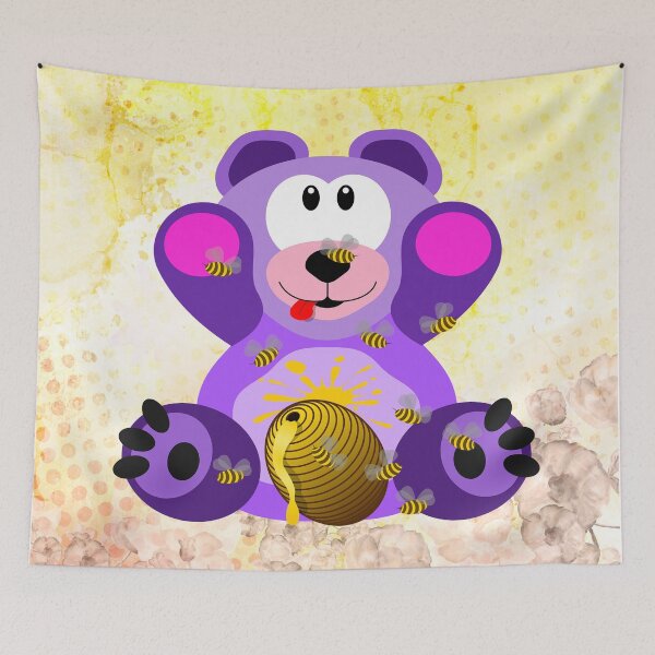 Item preview, Blue Honey Bear designed and sold by Digikalle.