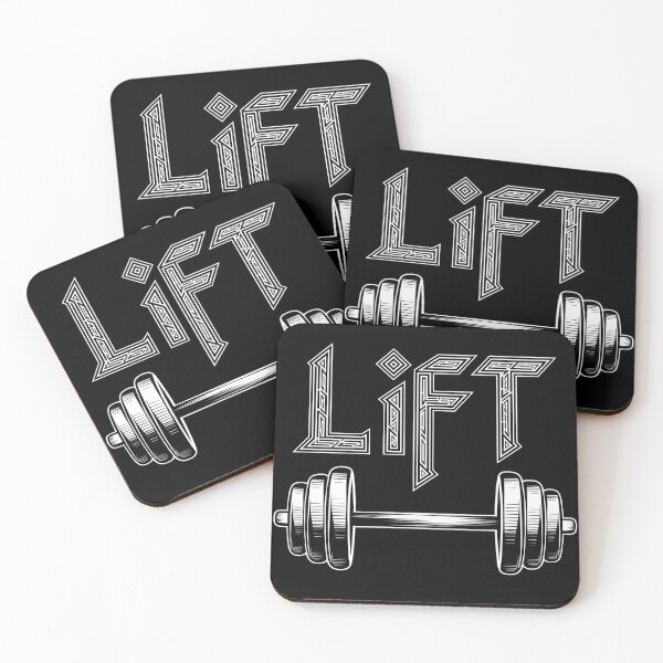 Item preview, Lift - Ornate Barbell Gym Design designed and sold by FocusedPatterns.