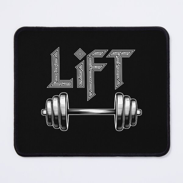 Item preview, Lift - Ornate Barbell Gym Design designed and sold by FocusedPatterns.