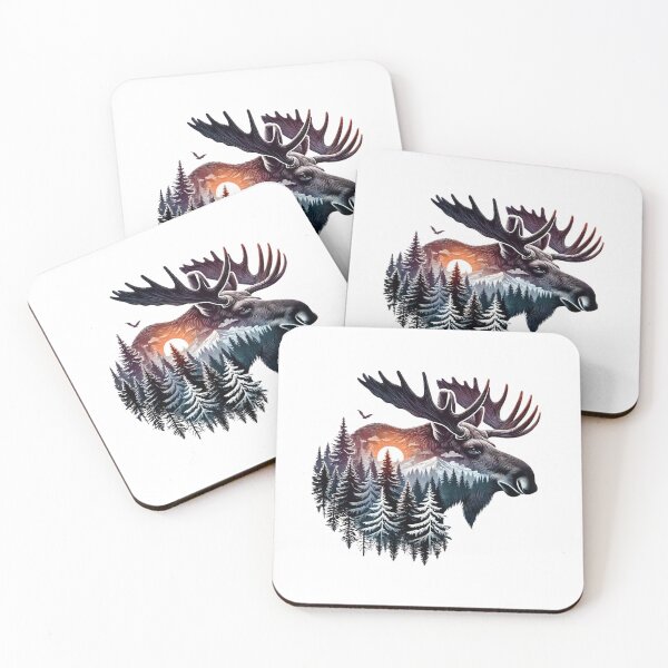 Item preview, Majestic Winter Animals - Digital Art designed and sold by MiszungART.