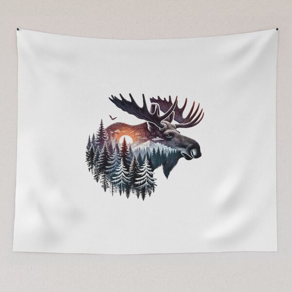Item preview, Majestic Winter Animals - Digital Art designed and sold by MiszungART.