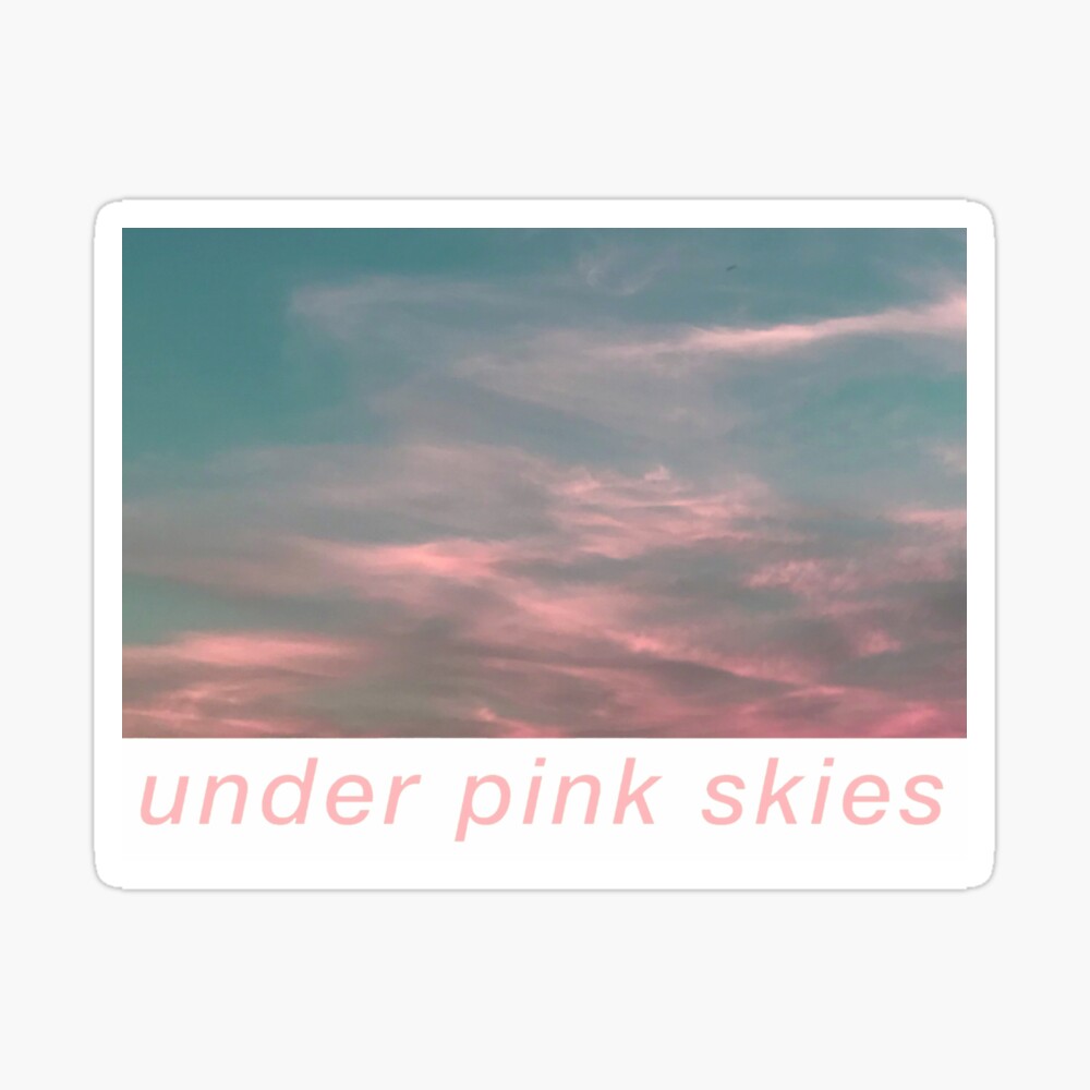 Under Pink Skies Hardcover Journal For Sale By Visilyromani Redbubble