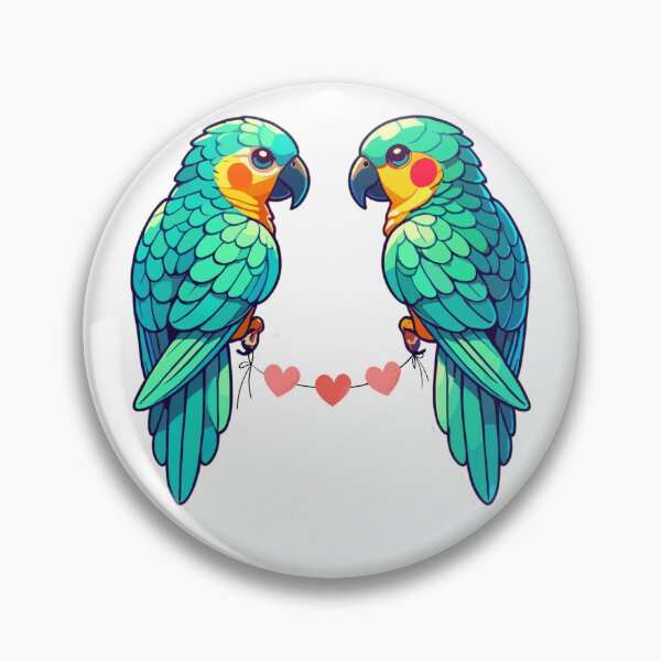 Item preview, Turquoise Conure Valentines Day designed and sold by JessArty ⭐⭐⭐⭐⭐.