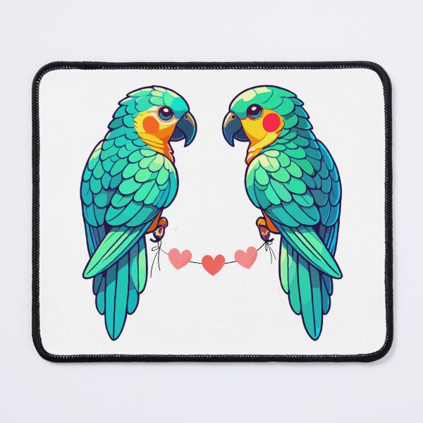 Item preview, Turquoise Conure Valentines Day designed and sold by JessArty ⭐⭐⭐⭐⭐.