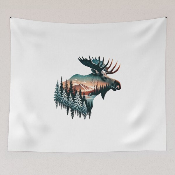 Item preview, Majestic Winter Animals - Digital Art designed and sold by MiszungART.