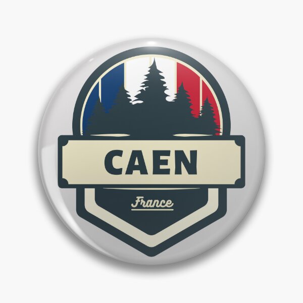 Item preview, Caen France Retro Vintage Badge designed and sold by World Designs.