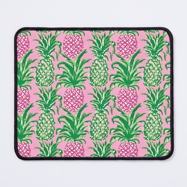 Item preview, Preppy pineapples in pink and green designed and sold by SophieClimaArt.