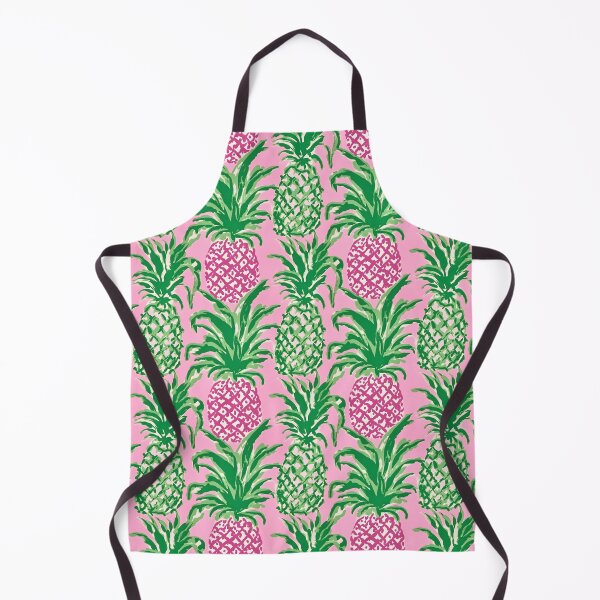 Item preview, Preppy pineapples in pink and green designed and sold by SophieClimaArt.