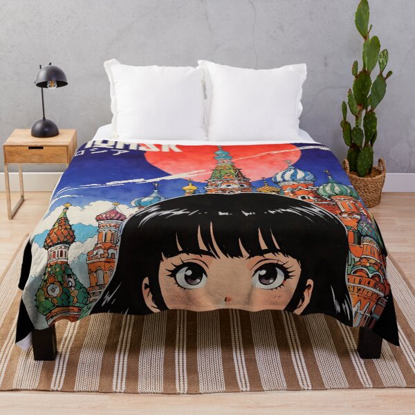 Item preview, Tomsk Retro Anime Girl 80s Russia Vintage Travel designed and sold by Retro-Anime9.