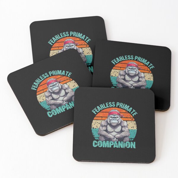 Item preview, Fearless Gorilla Companion - Bold Primate Art Design designed and sold by Colorful-Garden.