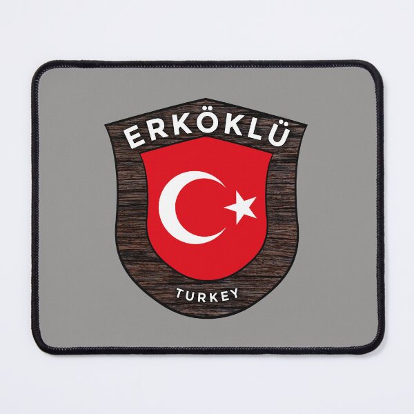 Item preview, Erköklü Turkey Emblem Flag designed and sold by World Designs.