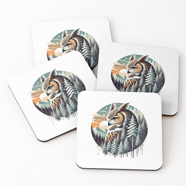Item preview, Majestic Winter Animals - Digital Art designed and sold by MiszungART.