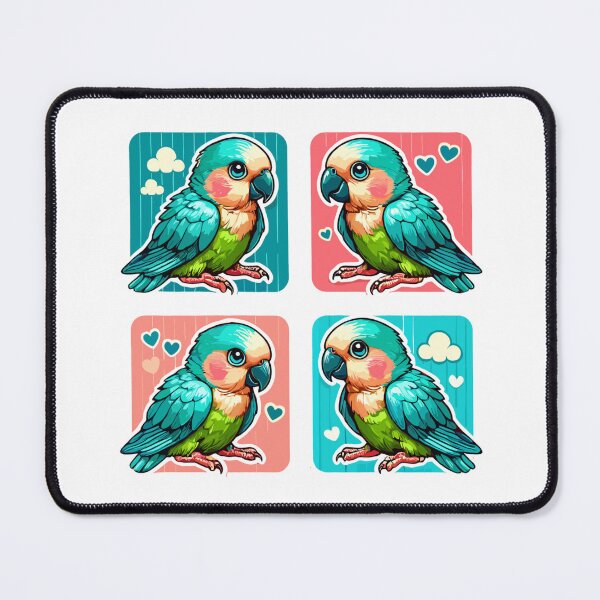 Item preview, Turquoise Conure - Green Cheek Conure  designed and sold by JessArty ⭐⭐⭐⭐⭐.