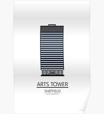 Sheffield Icons - Arts Tower Poster
